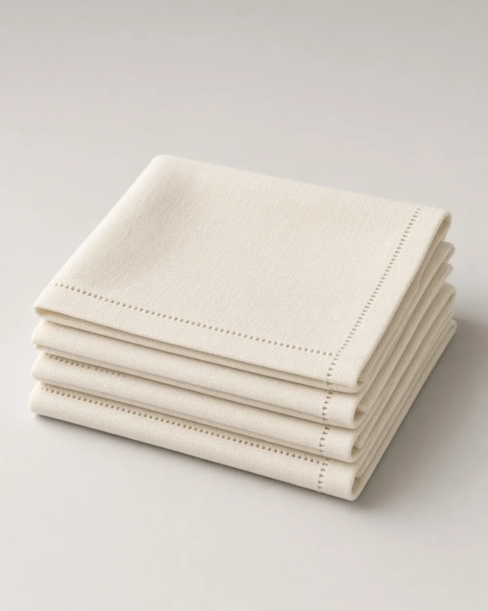 Birch Hemstitch Napkin Set